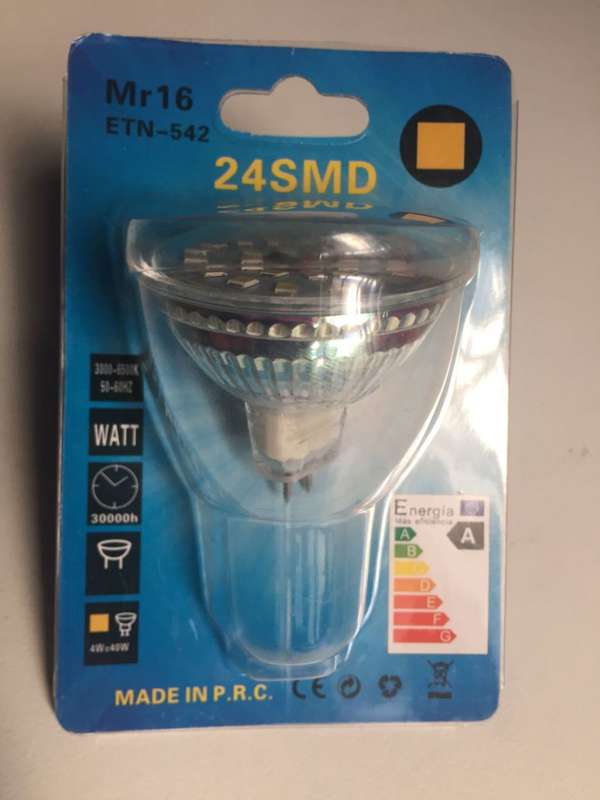 12V 4W downlights 600pk ice white
