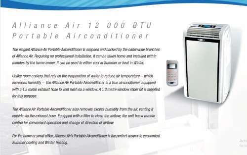 12 000 BTU Portable Air Conditioner
