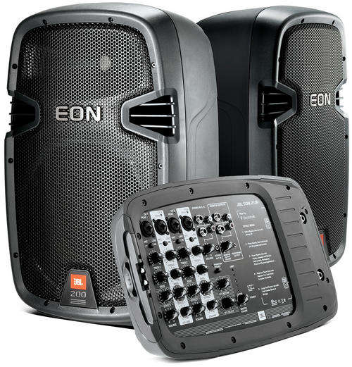 JBL EON 210P (Portable Two-Way system with powered mixer)