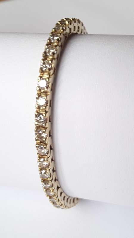 1ct  diamond AND gold bracelet