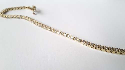 1ct  diamond AND gold bracelet