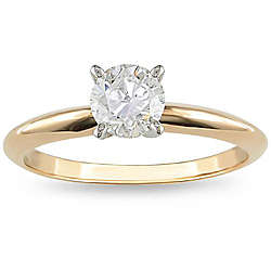 ***CERTIFIED*** 1.03CT DIAMOND SOLITAIRE RING 18KT SOLID GOLD