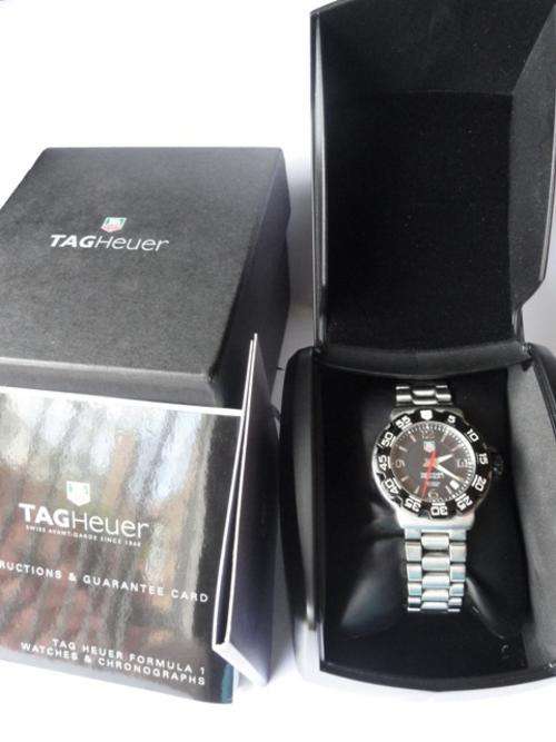ORIGINAL TAG HEUER MENS F1 WATCH***INNER & OUTER WATCH BOX & PAPERS