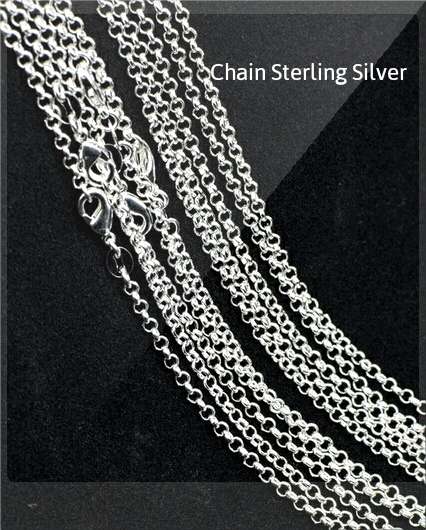 Chain 925 -*Stunning* Sterling Silver, Chain, FREE VELVET BAG
