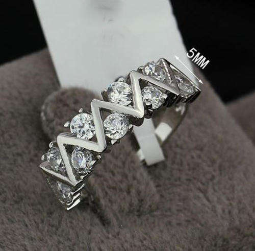 GORGEOUS! 925 STERLING SILVER DRESS RING, FREE RING BOX, SIZE 6