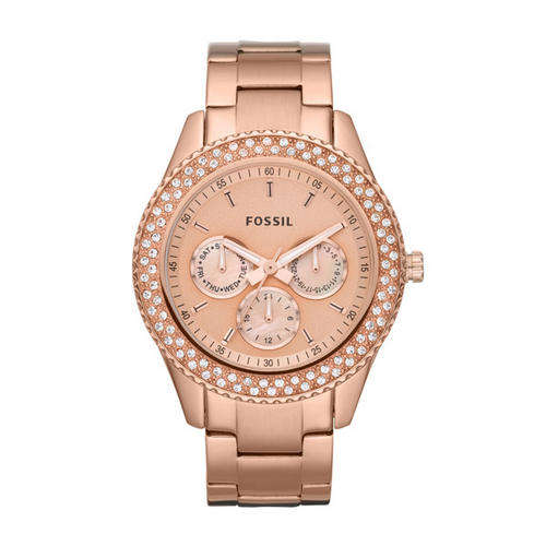 Women's Rose Gold Fossil Stella Watch ES3003**New Style***FREE SHIPPING***