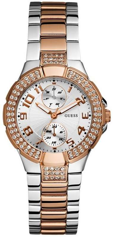 GUESS Rose Gold-Tone and Steel Ladies Watch U13586L2***FREE SHIPPING***