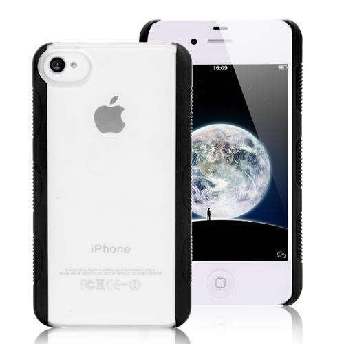 Transparent Silicone & PC iPhone 4 & iPhone 4S Case***FREE SHIPPING***