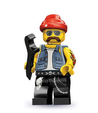 Motorcycle Mechanic - LEGO Series 10 Minifigure