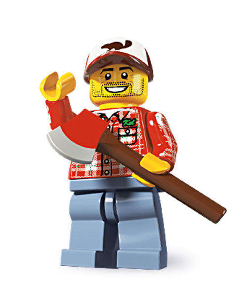 Lumberjack - LEGO Series 5 Minifigure