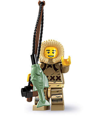 (RARE)Ice Fisherman - LEGO Series 5 Minifigure