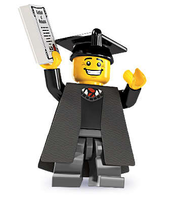 Graduate - LEGO Series 5 Minifigure