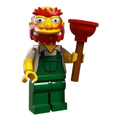 **NEW RELEASE**Groundskeeper Willie- Simpsons Series 2 LEGO Minifigure