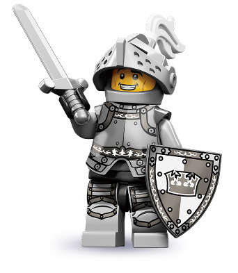 Heroic Knight- LEGO Series 9 Minifigure