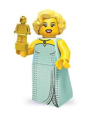 *RARE*Hollywood Starlet- LEGO Series 9 Minifigure