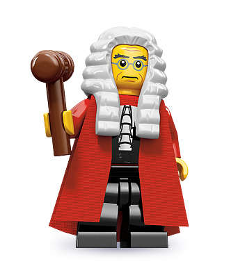 Judge- LEGO Series 9 Minifigure