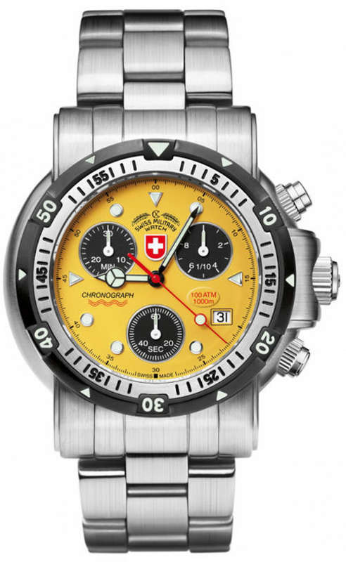 BRAND NEW CX SWISS MILITARY MEN'S SEA WOLF LUXURY WATCH *Worth over R12'000*