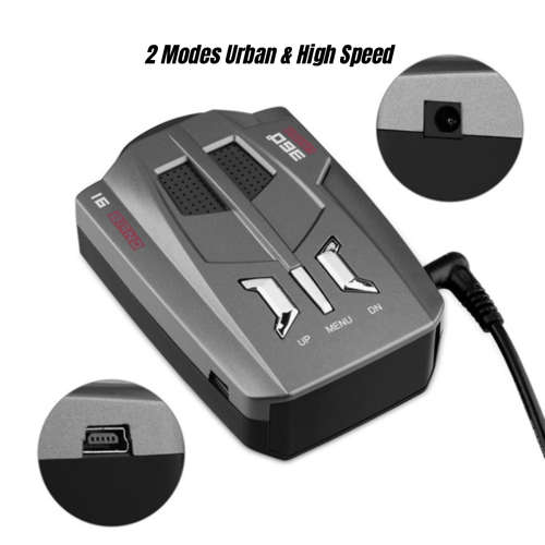 Anti-Radar Laser Detector Voice Alarm System Car Anti Radar Detector Alert Vehicle Warning