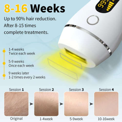 990,000x IPL Permanent Painless Laser Hair Remover Tool Epilator Body & Facial