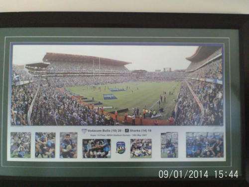 BULLS WON S14 FINAL VS SHARKS - 2007 - FRAMED