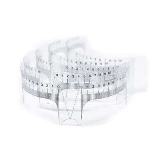 Training lash ruler