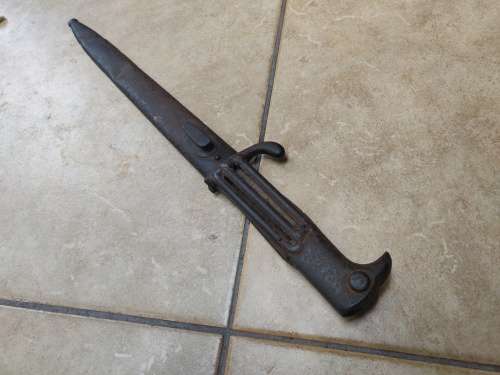 KS98 German sawback bayonet 1904