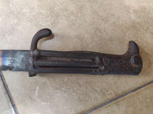 KS98 German sawback bayonet 1904
