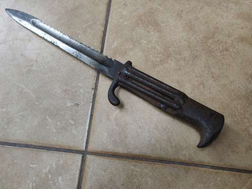 KS98 German sawback bayonet 1904