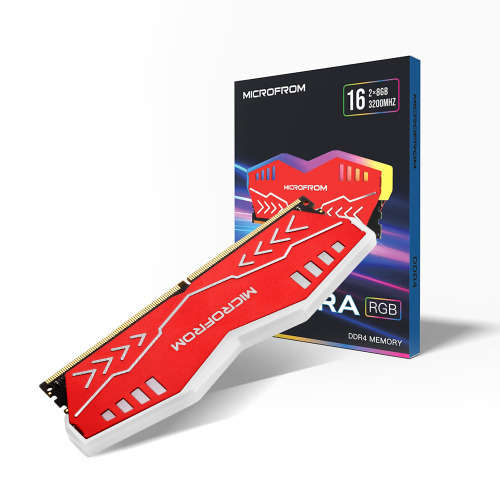 Microfrom Aurora 16GB DDR4 3200MHz Gaming Ram Combo - 2 x 8GB DDR4 3200MHz - New