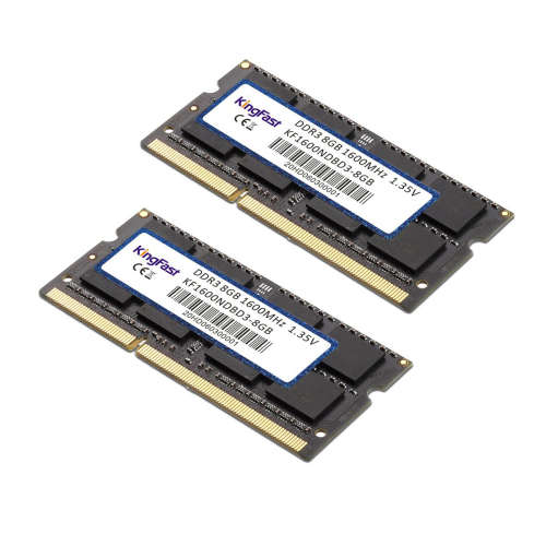 Kingfast 16GB DDR3 1600MHz SO-DIMM LV Laptop RAM Combo (2 x 8GB DDR3 1600) - New