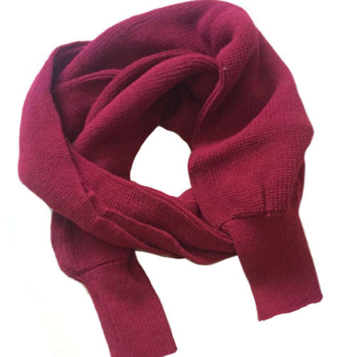 Winter Knit Scarf Wrap with Sleeves in Amazing Assorted Colours