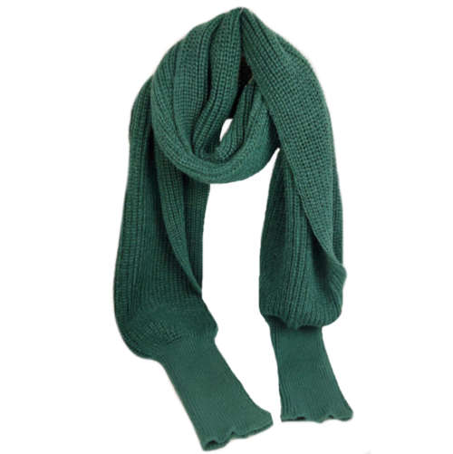 Winter Knit Scarf Wrap with Sleeves in Amazing Assorted Colours