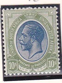 1913 kINGS HEAD  KGV 10  SHILLING MINT .