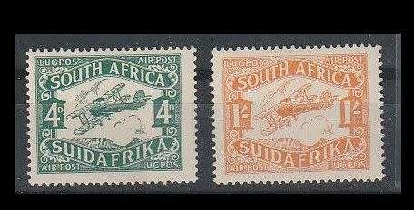 1929 unon rmail 4D & 1/- SUPERB CENTRED AND MINT NEVER HINGED COPIES