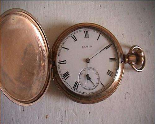 GOLD PLATED ELGIN POCKET WATCH