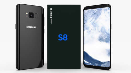 Samsung S8 Midnight Black - New