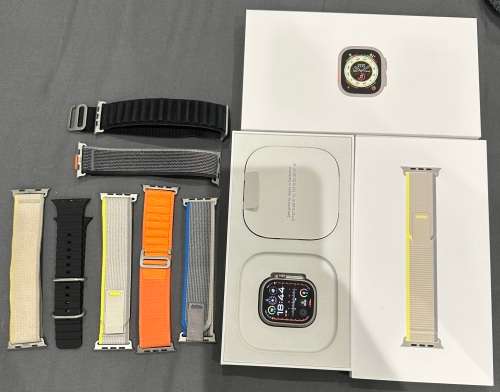 Apple Watch Ultra including 7 straps