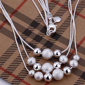 SALE - FREE SHIPPING -ECONO -AWESOME 925 Silver Snake Chain necklace 45cm with bubbles