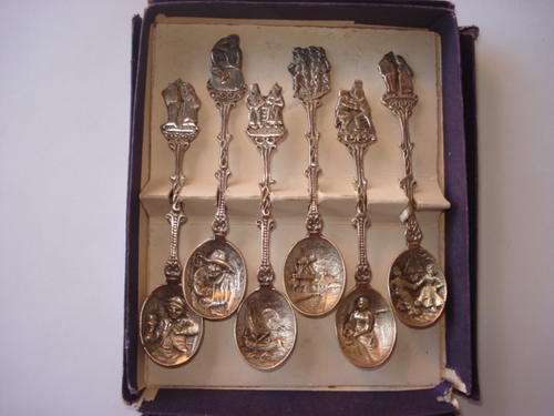 Ornate Solid Brass Dutch teaspoons