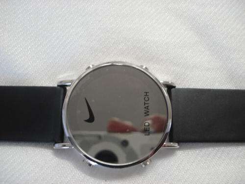 LED Wrist Watch Black with Mirrored Face !!! (UNISEX)