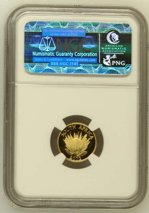 2012 Walter and Albertina Sisulu Proof GOLD R5 Finest Known