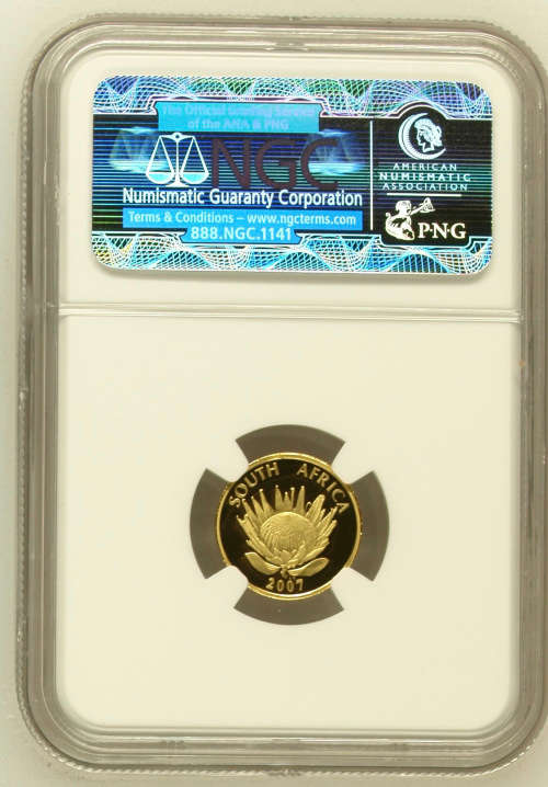 2007 Willem De Klerk Speech Gold 1/10th