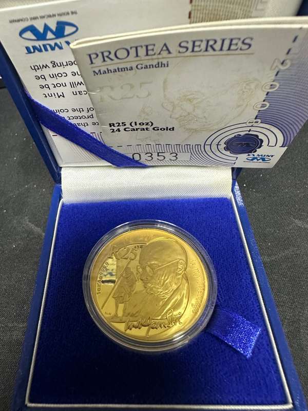 2008 South Africa Mahatma Gandhi 1 Oz G25R