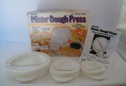 Mister Dough Press Three Moulds for Making Pies