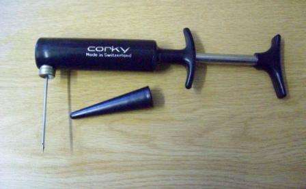 Corky Made in Switzerland Air Pump Wine Bottle Opener
