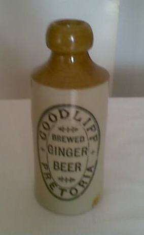 Goodliff Pretoria Brewed Ginger Beer Stoneware Bottle