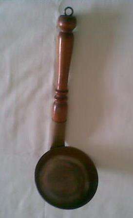 Large Copper Ladle 13cm Across