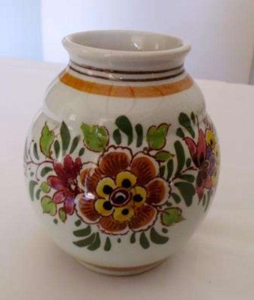Colourful Delft Holland Vase