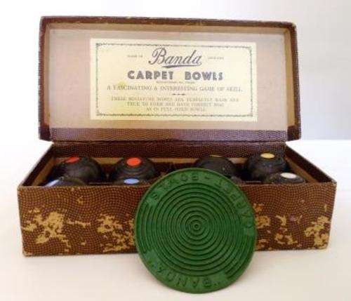 Vintage Banda Indoor Carpet Bowls