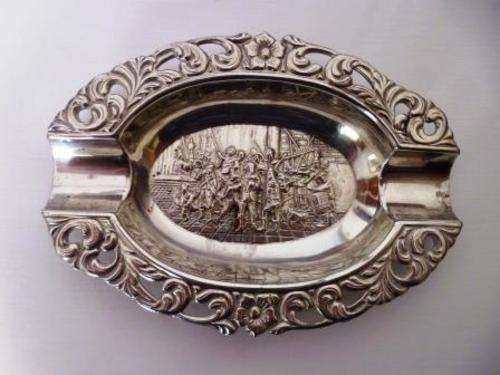Dutch Style Metal Ashtray